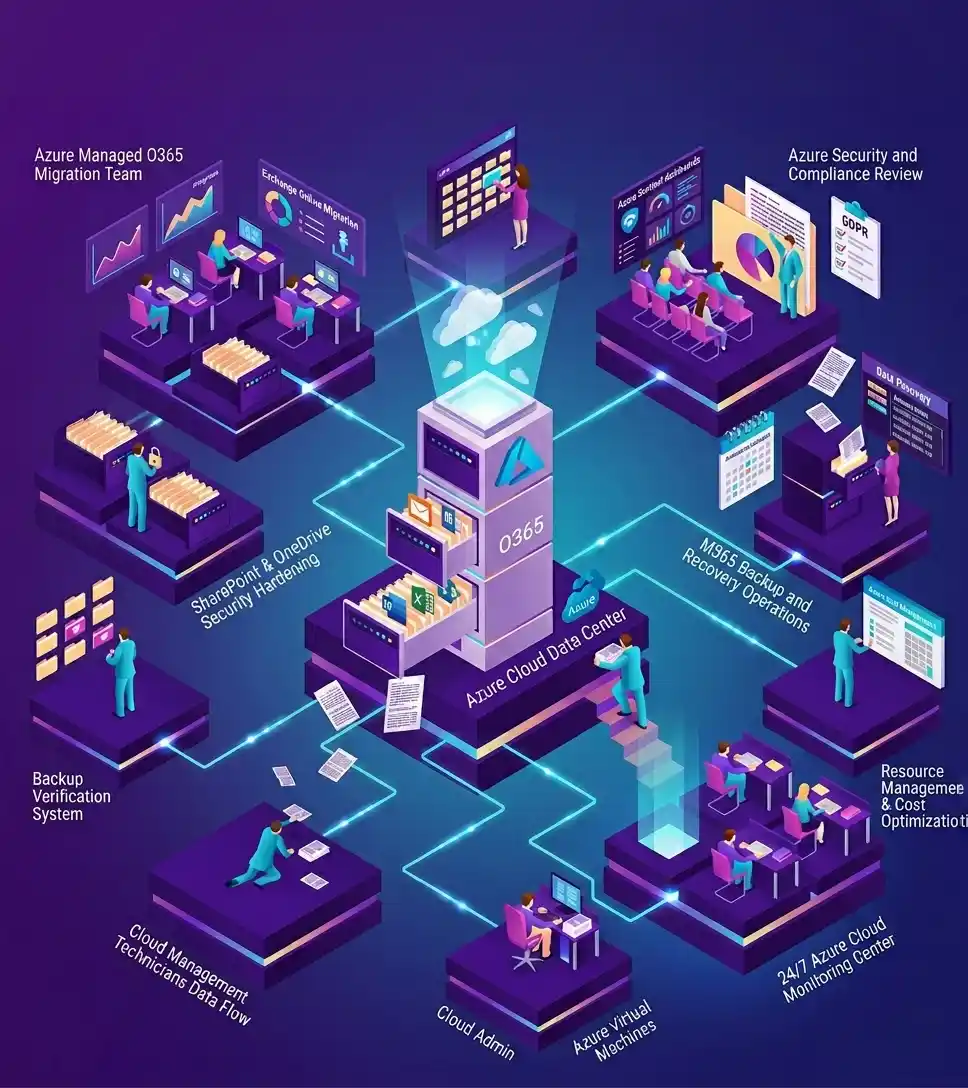 Microsoft Office 365 Backup & Azure Cloud Management copy Cloud computing: Office 365 backup and Azure management – compliance, recovery, cost optimisation, 24/7 monitoring – TechFirst Lanarkshire